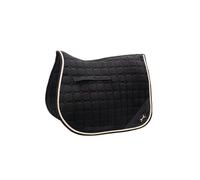 Hy Equestrian On The Bit Saddle Pad (Small Pony, Black/Gold)