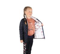 HY EQUESTRIAN Pony Passion Quilted Jacket by Little Rider, Navy (7-8 years)