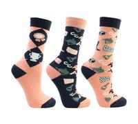 HY EQUESTRIAN Pony Passion Socks by Little Rider (Pack of 3), Navy/Blush, Child 8-12