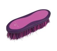 Hy Equestrian Pro Groom Dandy Brush - Purple/Pink - 20.5 x 6.2cm