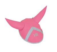 Hy Equestrian Reflector Hi Viz Ear Bonnet - Pony · Pink