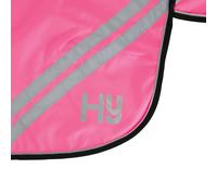Hy Equestrian Reflector Mesh Hi Viz Exercise Sheet - Full - 4'9 (normal rug size 6'3 - 6'6) · Pink