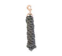Hy Equestrian Rose Gold Lead Rope Dark Grey - 2 Metres