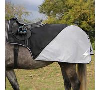 Hy Equestrian Silva Flash Reflective Hi Viz Waterproof Exercise Sheet - Cob - 4'6 (normal rug size 6'0)