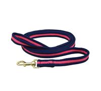 H&Y Lead Rein Hy Soft Webbing PR-3010 Without Chain Navy/Pink
