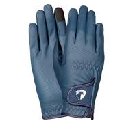 Hy Equestrian Sparkle Touch Navy Riding Gloves - Large
