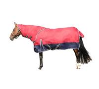 HY EQUESTRIAN StormX Empra 200 Combi Turnout Rug with Detachable Neck, Burgundy (5'3")