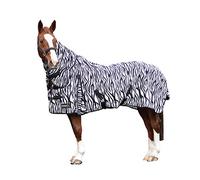HY EQUESTRIAN StormX Original Zebra Print Fly Rug - Black/White