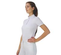 HY EQUESTRIAN Suki Show Shirt - White - X Large