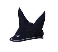 Hy Equestrian Synergy Fly Veil Navy/Silver - Small Pony