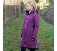 Hy Equestrian Synergy Guard Waterproof Ladies Coat Fig/Navy - Extra Extra Small