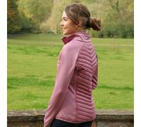 Hy Equestrian Synergy Sync Lightweight Padded Jacket - UK 16 (XL) · Grape