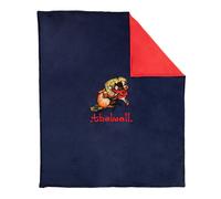 Hy Equestrian Thelwell Fleece Blanket - Navy and Red