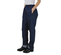 Hy Equestrian Waterproof Pull-On Over Trousers Navy - Large