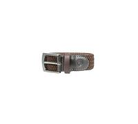 HY EQUESTRIAN Woven Elastic Belt - Brown - Large/X Large