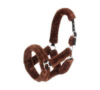 Hy Fab Fleece Horse Headcollar Brown (Cob)