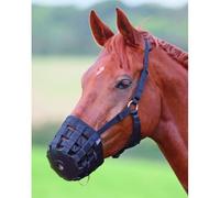 HY Grazing Muzzle Cob Black