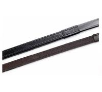 Hy Half Rubber Show Reins - Black - Pony