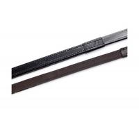 Hy Half Rubber Show Reins - Brown - Full