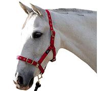 Hy Holly Fully Adjustable Head Collar - Red - Cob