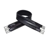 Hy HyCOMFORT Leather Padded Double Elasticated Atherstone Girth (36in) (Black)