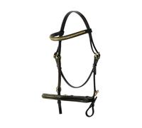 Hy In-Hand Leather Bridle (Cob) (Black)
