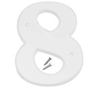 Hy-Ko Products 30308 Plastic House Number 8 (Eight), 6" High, White