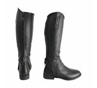 Hy LAND Adults Faux Soft Synthetic Leather Diamante Bling Gaiter Black XS-XL