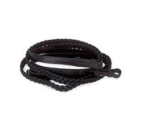 Hy Plaited Horse Leather Reins (Pony) (Black)