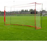 Hy-Pro 12ft x 6ft Box Soccer Goal, Collapsible, Quick set up, Portable, Carry Bag and Secure Pegs