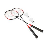 Hy-Pro 2 Person Badminton Set, Shuttlecocks & Carry Case in Black | Size: Junior Hy-pro Black Junior