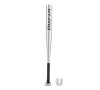 Hy-Pro 26" Alu Baseball Bat & Ball - Silver | Size: Standard Hy-pro Silver Standard