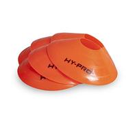 Hy-Pro 6 Pack Training Cones For Indoor Outdoor Use | Football Drills Practice & Agility Training