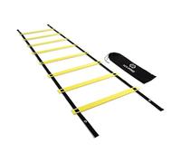 Hy-Pro 6m Agility Training Ladder - Professional Football Equipment with 14 Adjustable Rungs - Speed & Footwork Development Tool for Football Training - Includes Carry Bag