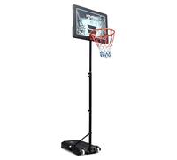 Hy-Pro Adjustable Basketball Stand - 1.6m - 2.6m/1.35m - 3.05m, With Wheels, Portable, Backboard, Basketball Hoop, For Adults & Kids, Great Gift Idea