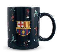 Hy-Pro Officially Licensed Barcelona Ceramic Mug With Player Motif - 11oz/325 ml Football Fan Cup for Hot Drinks - Microwave & Dishwasher Safe Gift for Men & Boys