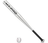Hy-Pro 26” Aluminium Baseball Set - Metal Baseball Bat and Ball With Anti-slip Grip, Lightweight Build, Ideal for Garden Games, Bat And Ball Play, and Adult Outdoor Games