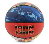Hy-Pro Officially Licensed Iron Man Basketball Size 5 - Marvel Design with Iron Man Graphic, Small Basketball for Indoor or Outdoor Play & Practice - Durable Rubber