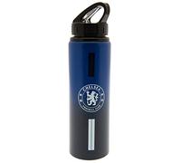 Chelsea F.C. Unisex Team Merchandise 750ml Aluminium Fade Bottle, White, One Size UK