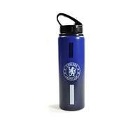 Hy-Pro Chelsea FC Fade Stainless Steel Water Bottle 750ml | Carabiner Clip Lid, Built-in Straw, Gradient Design, Official Club Crest, Sports Use