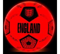 Hy-Pro England FA Light Up LED Football Size 5 with Impact-Activated Lights - Light Up Ball with Auto-Shutoff & Enhanced Grip for Night Games - Suitable Footballs for All Ages