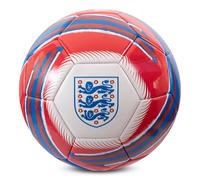 Hy-Pro Officially Licensed England FA Cyclone Football | Size 5, Training, Match, Merchandise, Collectible For Kids and Adults, Red/Blue