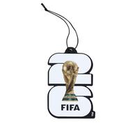 Hy-Pro Officially Licensed FIFA World Cup 2026 Air Freshener Car Accessory with Trophy Design - Long-Lasting Scent for Vehicle Interior - Collectible Football Memorabilia