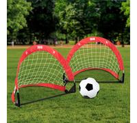 Hy-Pro Football Mini Pop Up Goal & Ball Set England FA Red 44x54cm