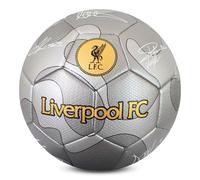 Hy-Pro Liverpool F.C. Silver Camo Signature Football | Size 5, Training | Officially Licensed, Match, Merchandise, Collectible For Kids and Adults