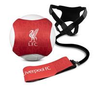 Hy-Pro Officially Licensed Liverpool Football Kick Trainer - Adjustable Waist Belt Football Training Equipment for Solo Practice, For Size 3-5 Balls - Portable System for Home & Field Use