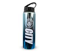 Hy-Pro Manchester City F.C 750ml Aluminium UV Bottle | Officially Licensed, Integrated Folding Straw, Neochrome Finish, Leakproof, Lightweight, BPA Free, Man City