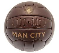 Manchester City Man Fc Retro Heritage Football Size 5 Leather Ball