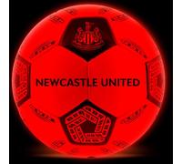 Hy-Pro Newcastle United Light Up LED Football Size 5 with Impact-Activated Lights - Light Up Ball with Auto-Shutoff & Enhanced Grip for Night Games - Suitable Footballs for All Ages