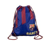 Hy-Pro Official FC Barcelona Stripe Drawstring Gym Bag - Officially Licensed Barcelona Merchandise, Lightweight Sports Bag for Kids, Teens & Adults
